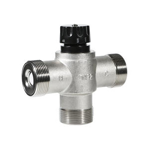 Válvulas Mezcladoras Termostáticas de Cobre Niquelado DN32/DN40 de Fábrica, para Agua Caliente y Fría, Válvulas de Control de Energía Solar - Product Image 5