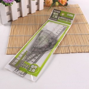 Math Sets Q-8040 4Pcs Geometric Tools Student Ruler Set For Drawing And Office Use - Product Image 4