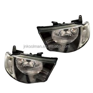 Fari Anteriori Sinistro e Destro Adatti per <span class=keywords><strong>Mitsubishi</strong></span> <span class=keywords><strong>L200</strong></span> 2005-2014 Triton Pickup Truck, Luci LED con Indicatori di Direzione - Product Image 6