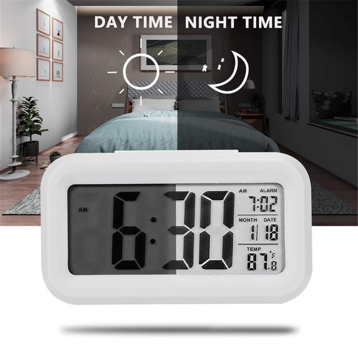 Desktop Digital Alarm Clock Led Backlight