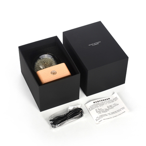 LED Night Light Speaker Real Preserved Flower Crystal Acrylic Ball Customizable Pattern ISO 9001 Certified for Valentine's Day - Product Image 4