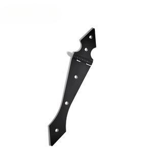 Charnière à ressort en fer noir électrophorétique, rotation à 180 degrés, style rustique, pour porte de grange, clôture, quincaillerie - Product Image 2