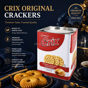 JYB - Caja <span class=keywords><strong>de</strong></span> Metal Cuadrada Resistente para Regalos Familiares, Recipiente Hermético <span class=keywords><strong>de</strong></span> Gran Capacidad para Galletas, <span class=keywords><strong>Dulces</strong></span> y Otros Productos - Product Image 1