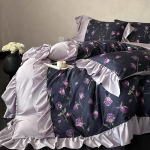 ชุดเครื่องนอนมิสโคโค่ ลายดอกไม้ ผ้าฝ้าย 100 เส้นด้าย สำหรับใช้ในบ้าน - Product Image 5