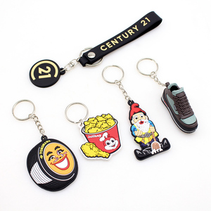 Porte-clés personnalisé 2D/3D PVC souple Porte-clés personnalisé en caoutchouc avec logo Maquette numérique gratuite dans les 12 heures - Product Image 3