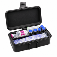 Boîte de rangement portable pour flacons de peptides, 3-30 ml, boîte organisatrice rigide pour échantillons cosmétiques, huiles essentielles, laboratoire