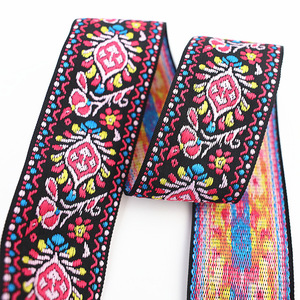REWIN gros mode 50mm style ethnique multicolore broderie sangle ruban pour sac sangle guitare ceinture sangle tissu décoration - Product Image 4