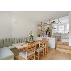 Prix d'usine, armoire de cuisine en bois massif de style américain moderne, armoire de cuisine classique en bois avec îlot de cuisine - Product Image 6