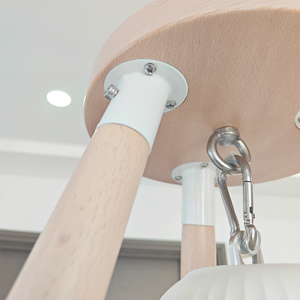 Soporte de Madera Maciza para <span class=keywords><strong>Hamaca</strong></span> de Bebé, Estructura de Madera de Haya con Montaje Rápido y Patas Antideslizantes para Cuna de Bebé de <span class=keywords><strong>0</strong></span> a 12 <span class=keywords><strong>Meses</strong></span> - Product Image 3