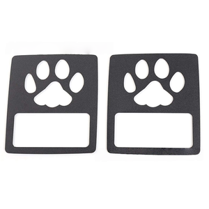 Para 2018-2025 Jeep Gladiator JL/JT cubiertas de luz trasera dos estilos <span class=keywords><strong>Hulk</strong></span>/estilo pata de perro luces traseras halógenas cubiertas de luz trasera - Product Image 3