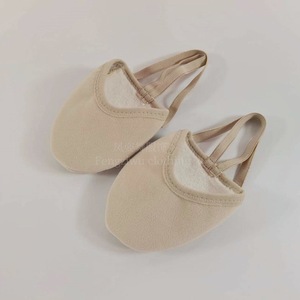 2025 GS00011 zapatos de baile <span class=keywords><strong>Gimnasia</strong></span> Rítmica zapatos de media suela de franela de fondo suave cubiertas de dedos de color carne zapatos de baile para el antepié - Product Image 3