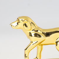 Trophée en plastique ABS plaqué or, imprimé UV, pour concours canin GZ82 – Fabrication économique, excellente qualité, en promotion