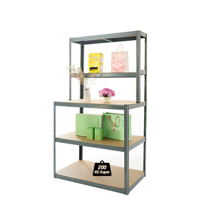 מדפי אחסון תעשייתיים קלים, מתלה כלים, מערכת מדפים ממתכת, מדף לשימוש במחסן - Product Image 3