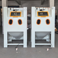 Cabine de sablage humide automatique en acier inoxydable 1010 de haute qualité