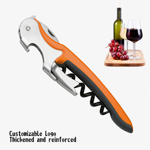 Abridor de Botellas de Dos Pasos con Logotipo Personalizable, Suave al Tacto, con Espiral Antiadherente - Product Image 2
