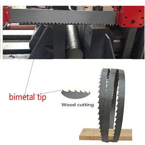 Cuchillas de sierra de cinta bimetálicas M51 M42 personalizadas para trabajar la madera, hoja de sierra de cinta bimetálica HSS para cortar metal y madera - Product Image 4