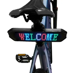야간 라이딩을위한 LED 스마트 자전거 안전 신호등 고휘도 멀티 모델 led 오토바이 통지 표시