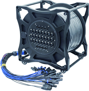 Câble serpent OEM personnalisé de 30m de long <span class=keywords><strong>audio</strong></span> 32 canaux flexible avec câble de scène de réduction des interférences à faible bruit de 100 pieds - Product Image 2
