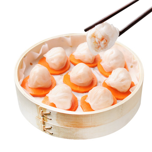 Har Gow surgelé IQF prêt à consommer, boulettes <span class=keywords><strong>de</strong></span> crevettes cristallisées pré-cuites, conditionnées en sachet, Dim Sum cantonais pour la restauration et l'exportation - Product Image 2