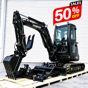 Livraison Gratuite : Mini-Excavatrice sur Chenilles 3,5 Tonnes avec Moteur EPA, Mini-Excavatrice Agricole 1 Tonne, 2 Mini-Excavatrices, Petite Machine d'Excavation - Product Image 4