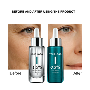 Kit Siero Doppio OEM con 1,5% Acido Ialuronico Puro e 0,3% Acido Ialuronico Puro per Anti-Età e Rassodamento - Liquido Leggero Senza Profumo per il <span class=keywords><strong>Viso</strong></span> - Product Image 2