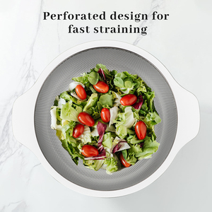 18/8 स्टेनलेस स्टील रसोई के स्ट्रॉनर कूलर रसोई के साथ रसोई के खाद्य स्ट्रेनर कूलर - Product Image 3