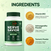 Produit transfrontalier très demandé : Nerve Savior 60 Capsules, fourni directement par l'usine d'origine