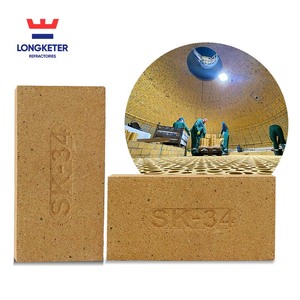 Lkt chịu lửa SK32/SK34 tiêu chuẩn đất sét <span class=keywords><strong>firebricks</strong></span> cường độ cao cao alumina chịu lửa gạch - Product Image 4