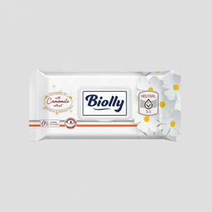 Biolly 120 toallitas húmedas - Manzanilla - Product Image 2