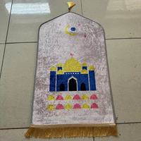 Personnalisé turc de haute qualité matelassé Sejadah épais mousse rembourré tapis de prière musulman islamique tapis de prière tapis