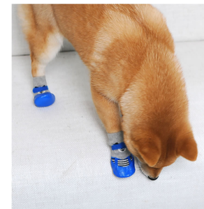 Pet Docena Chaussettes Antidérapantes Pour Chien <span class=keywords><strong>Chat</strong></span> Coussin Chauffant Pattes D'hiver Pour Chiens Chaussures Modernes En Coton Avec Emballage De Protection UAS De Silicium - Product Image 2