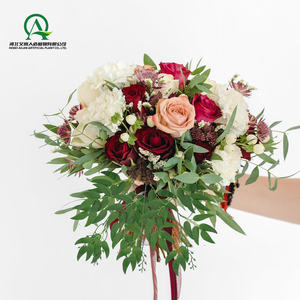 Artificielle Italienne Ruscus Verdure Plantes Tige Printemps Faux Arbuste Buisson Feuilles De Saule Guirlande Feuille Bouquet pour La Maison Fête De Mariage - Product Image 4