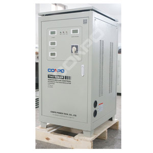 50KVA 3 Fase <span class=keywords><strong>Servo</strong></span> tipo AC Regulador de voltaje automático estabilizador <span class=keywords><strong>AVR</strong></span> Estabilizador de voltaje 380V/400VA, 220V/230VAC - Product Image 3