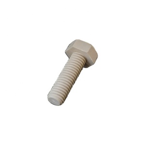 สกรูหกเหลี่ยมภายนอกแบบเมตริก M6*20H สกรูยึดจีน M6*20H โบลต์พลาสติก PP PVC ไนลอน - Product Image 3