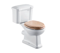 Ensemble de toilette d'hôtel de style européen moderne motif à double chasse et double drainage Plaque de couverture en bois coloré P-Trap Structure en deux pièces