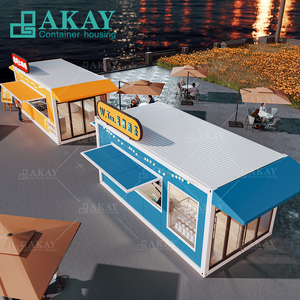 Casa Modular Móvil de fácil instalación para ventas Tienda de contenedores de envío Mini puesto de cabina Tienda de contenedores prefabricados - Product Image 5