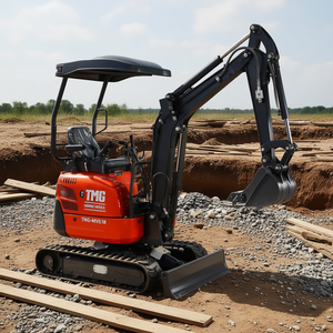 Mini-excavatrice Tmg 1800 kg, profondeur de creusement 85 pouces, type chenilles, pour travaux de construction - Product Image 2