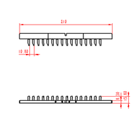 Tête de serrage gauche fixe personnalisable pour machine à soudure PV, en acier nitrué 38CrMoAl avec revêtement PVD, pour ruban de soudure