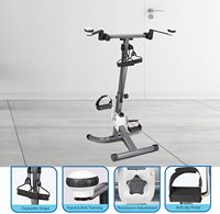 Vélo d'exercice multifonctionnel 3 en 1 pour les membres supérieurs et inférieurs en métal |   Appareil de rééducation des bras et des jambes à domicile