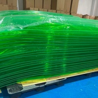 Kayak transparent vert frais de 336 cm, capacité 200 kg, bateau de tourisme clair pour les entreprises de parcs aquatiques et de complexes écologiques – Vente directe usine
