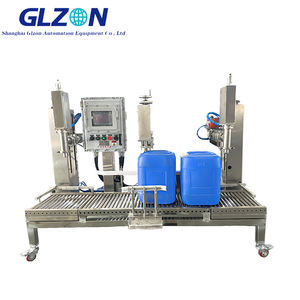 Ligne d'emballage automatique d'huile comestible |   Système de remplissage, de bouchage et d'étiquetage pour seaux, bouteilles et bidons de 5 gallons, et machine de remplissage - Product Image 5