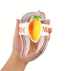 Caja de Embalaje para Pasteles, Caja para Pastel de Mousse con Forma de Mango, Caja Transparente de Plástico PET para Alimentos, Caja Desechable Pequeña y Transparente para Pasteles - Product Image 2