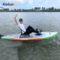 OEM pédalier pliant pêche paddleboard gonflable SUP pédalier avec siège