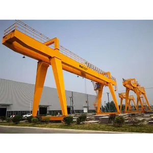 Professionelle Fabrik Vorhang-Gantorkran 20 Tonnen Container Doppelgitter-Gummireifen-Gantorkran