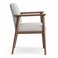 Fauteuil d'appoint en bois massif, fauteuil lounge minimaliste, fauteuil de salon, fauteuil de balcon, fauteuil de chambre, fauteuil de bibliothèque, fauteuil à dossier haut