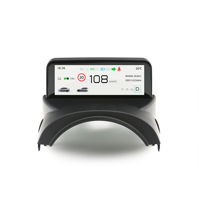 New 4.6'' 5.16'' 6.2'' Dashboard Cluster Instrument for Tesla Model 3/Y Screen HD LCD Speedometer Modification Car Accessories