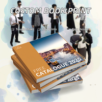 Brochure, catalogue ou magazine personnalisé en papier d'art imprimé, carton duplex, pour vêtements et chaussures chinois, reliure parfaite, couleur intégrale