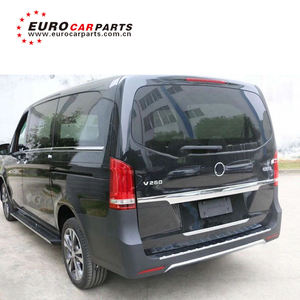 Kit de carrosserie abs de qualité supérieure, <span class=keywords><strong>Vito</strong></span> <span class=keywords><strong>W447</strong></span> pp adapté au style AG, avec calandre avant, grille arrière et diffuseur, 2016, 2017, 2018 - Product Image 5