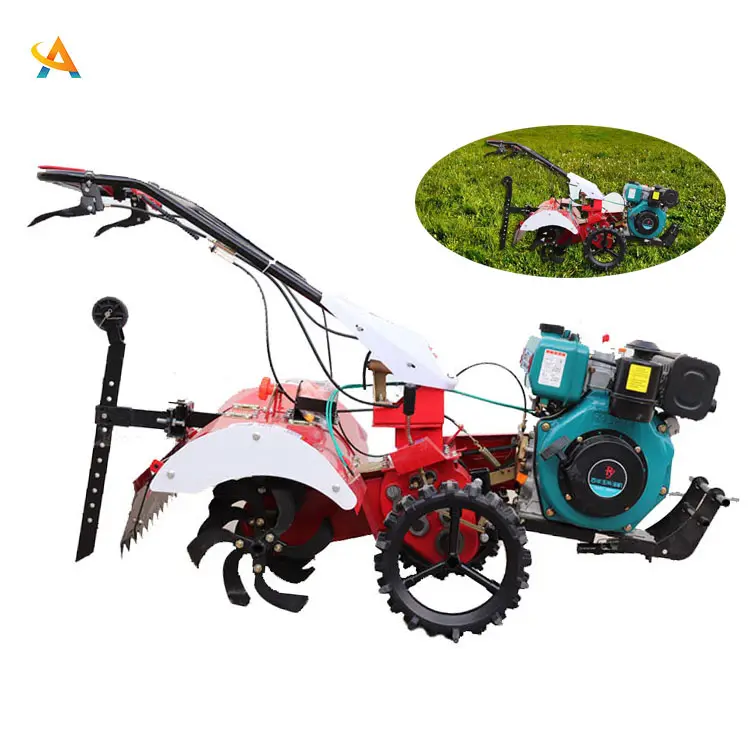 New 6.5 Hp Farm Work Hand Cultivating Small Power Tiller/mini Tractor