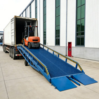 Rampe de quai de chargement de 8 tonnes et 10 tonnes, vente chaude, plateforme de levage hydraulique mobile pour l'embarquement et le débarquement, avec plateforme de chargement